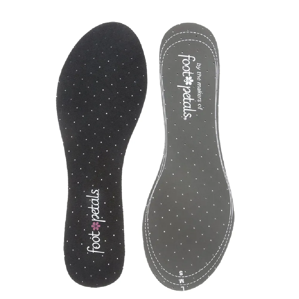 Foot Petals Sock-Free Saviors Blk Iris #70003FP