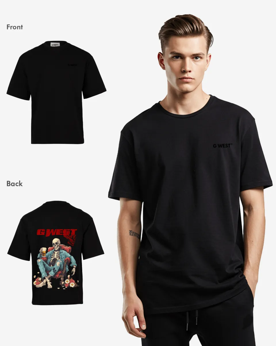 G West Oversized Happy Hour T Shirt