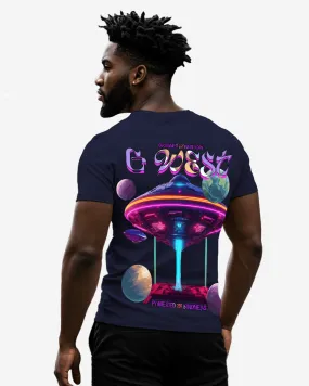 G West Regular Fit Ufo Tee Mens Style - Gwpbast5038 - 3 Colors