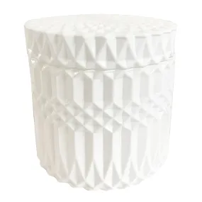 Limited Edition White Boho Candle- Blueberry muffin - Wood wick