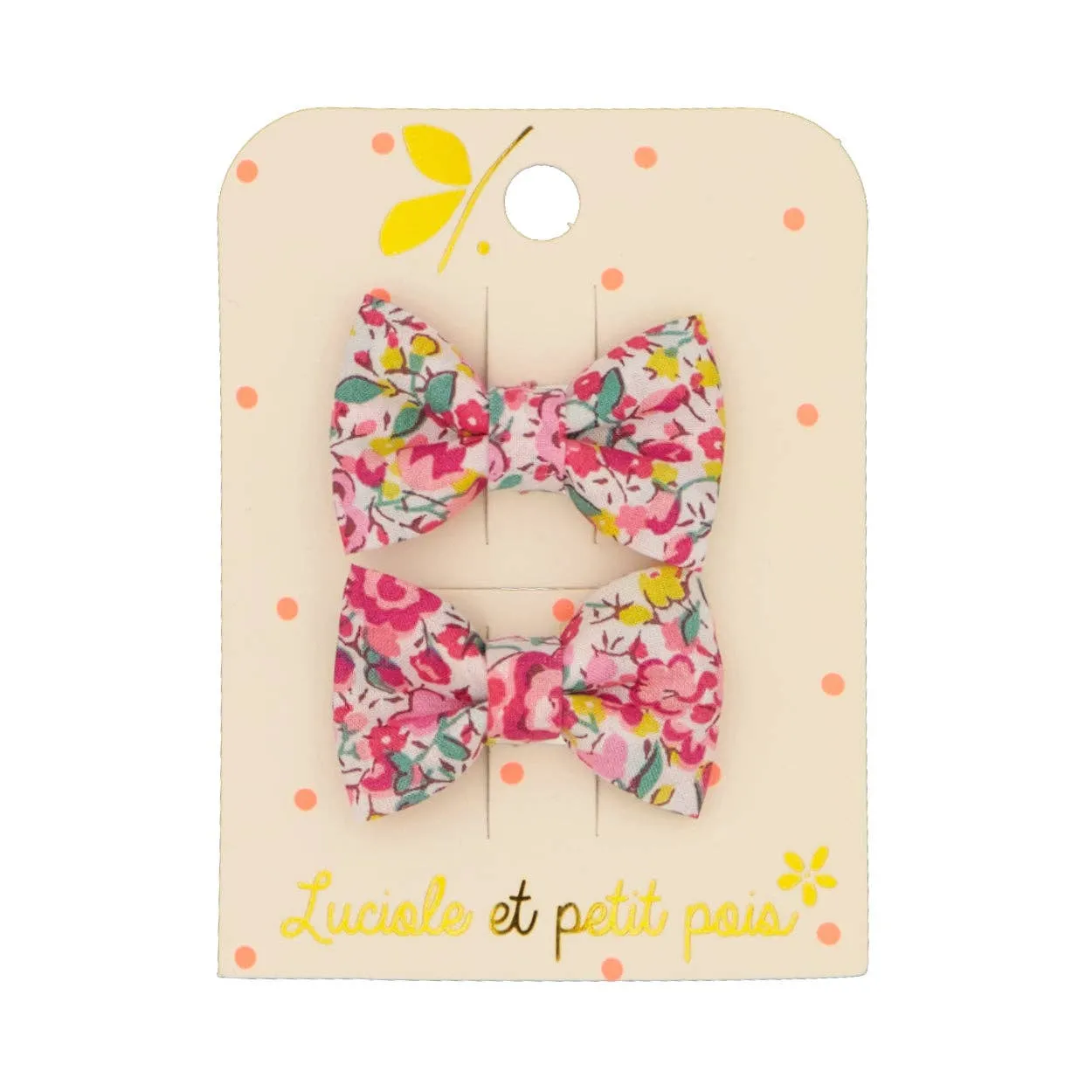 Mini butterfly hair clips - Liberty Betsy Emma & Georgina