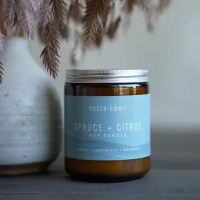 Rosco Emmit Candle (Jar) - Spruce   Citrus - 8oz