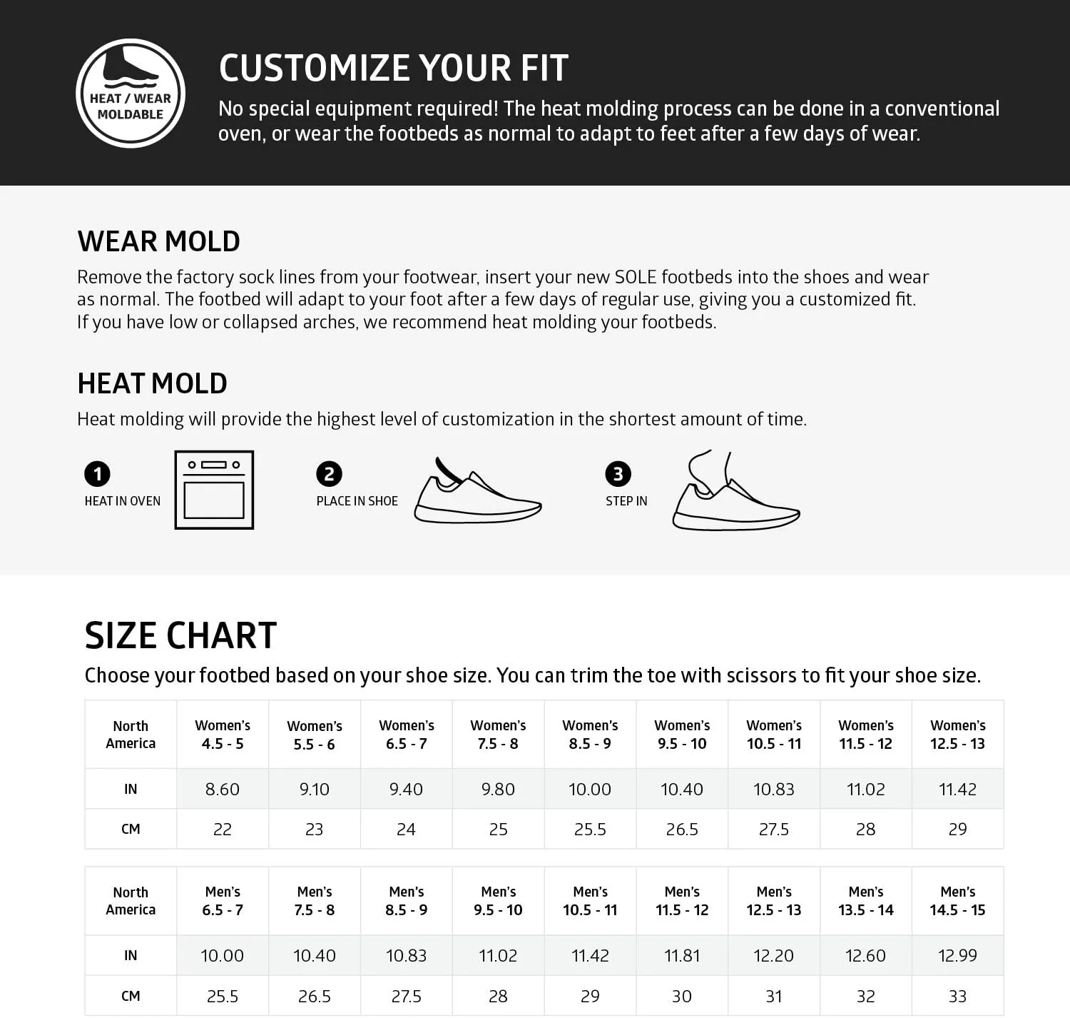 SOLE Active Wide Thin | Orthotic Sport Insoles | Natural Splay | Arch Support